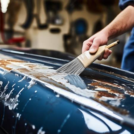 均匀补漆,无痕遗漏