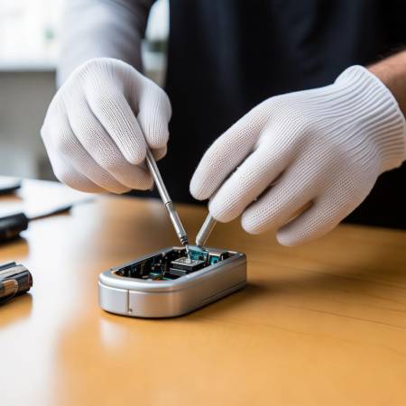 指纹锁拆装简单又谨慎