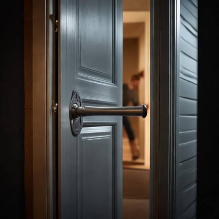 紧急停电,手动开门