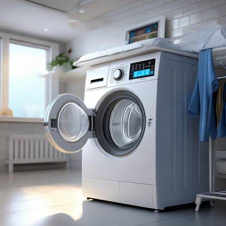 洗衣机洗涤晾干步骤