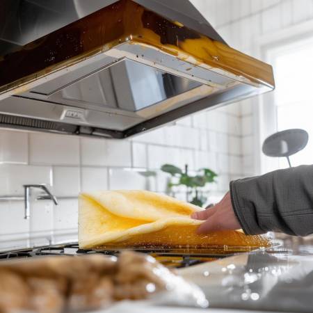 清洁油烟机,提升吸油效