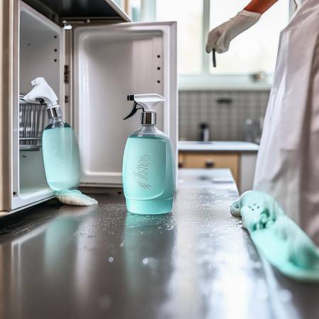 “消毒柜油污擦除法”