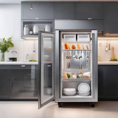 “大容量消毒柜,守护家庭健康”