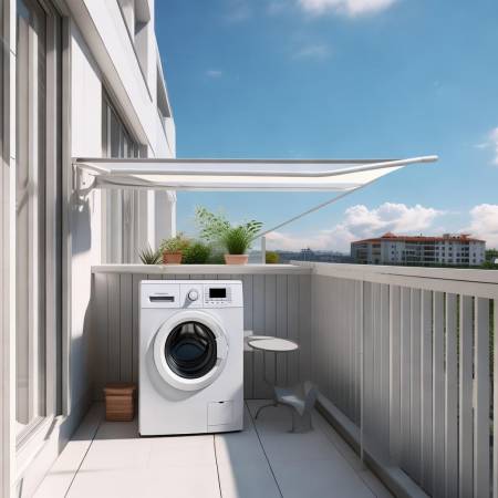 阳台洗衣,防晒避晒