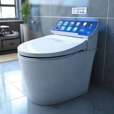 智能马桶提示贴，高科技贴心助手