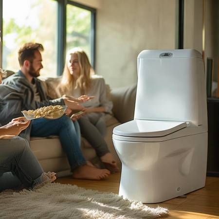 “东鹏智能马桶,新体验聊一聊”