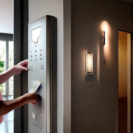 指纹锁,多解锁方式,安全便捷