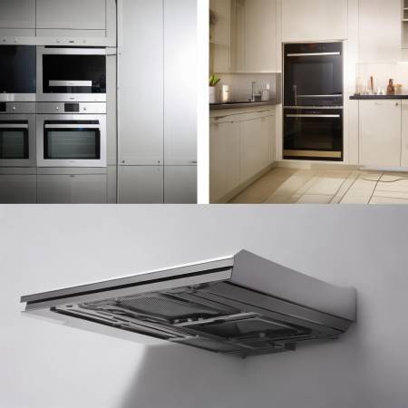 厨房风口大小适中,人性化设计贴