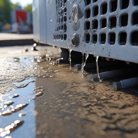 空调外机积水问题