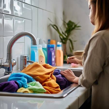 水温适宜，保护衣物