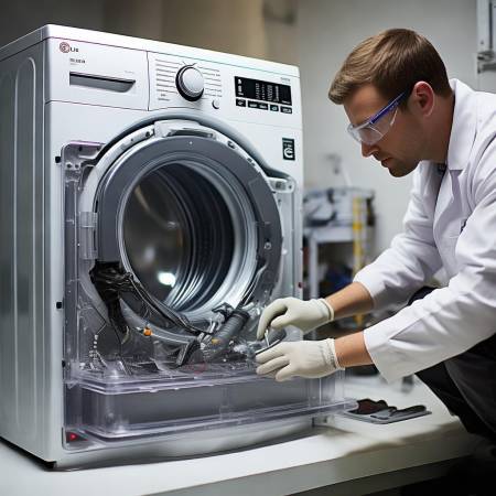 LG洗衣机磁铁更换教程