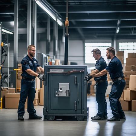 经验丰富保险柜搬运