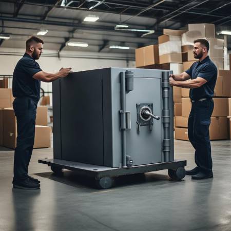 谨慎搬运保险柜