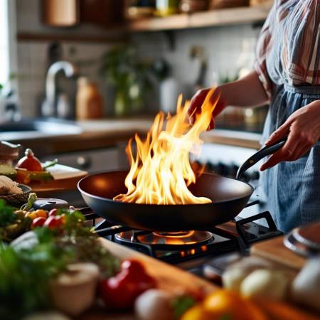 烹饪技巧:锅具选平底,食材备先