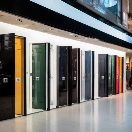 多款防盗门受欢迎