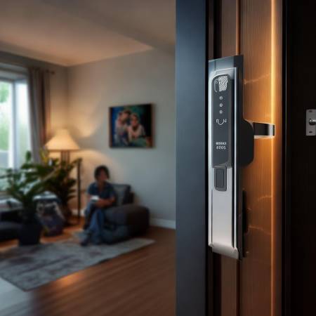 “指纹锁安装保障家庭安全”