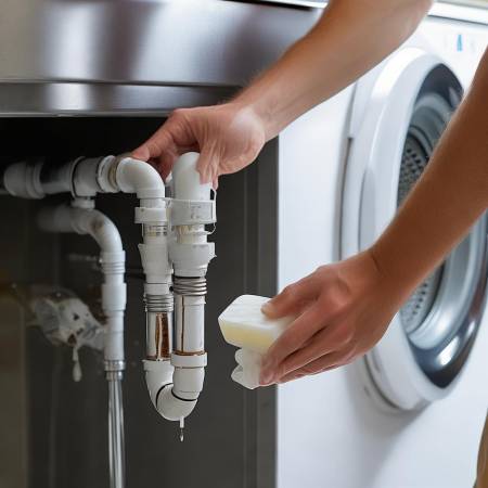 检查洗衣机水管防渗漏