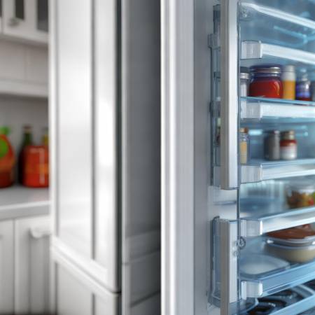 检查冰箱内部,确保风扇无阻碍