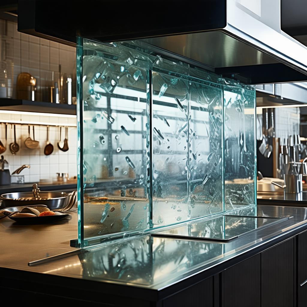 厨房选钢化玻璃围板