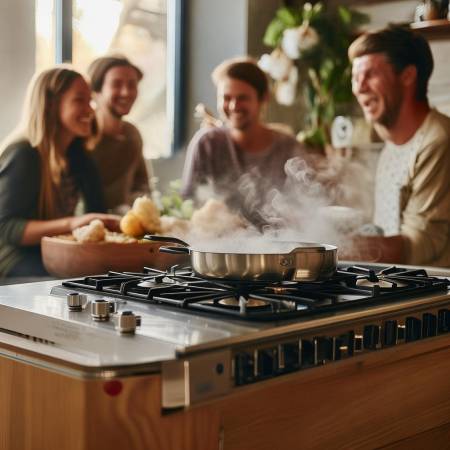 美菱燃气灶233,高效节能灶具