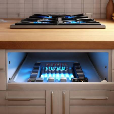 燃气灶电池放置,生活小细节