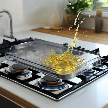 燃气灶护罩防油溅防火