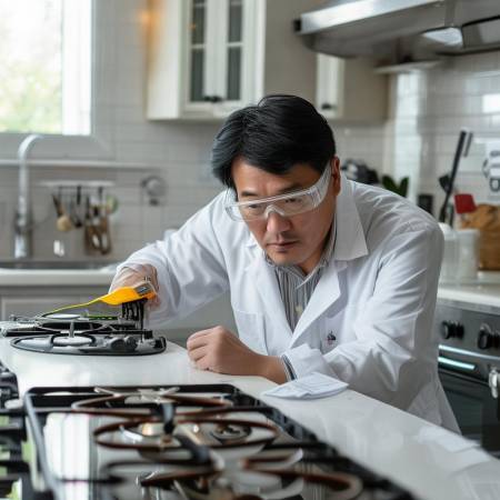 燃气灶自检五步记安全