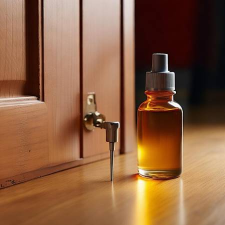 门轴松动，加润滑油