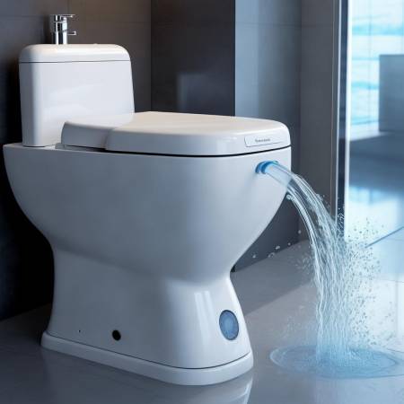 智能马桶，贴心清洁助手