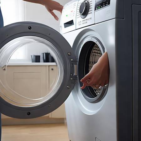 检查洗衣机工作情况