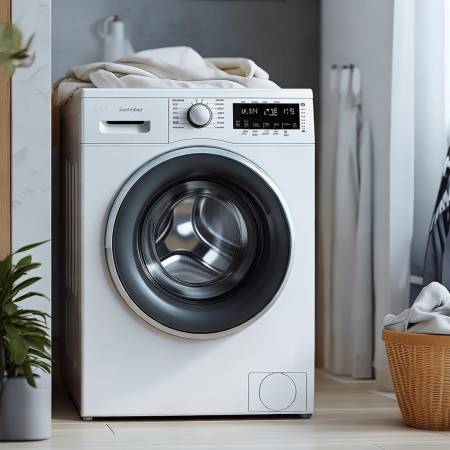 小巧洗衣机,智能预约省心