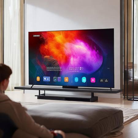 三星QLED电视,亮丽易操作