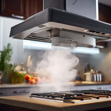油烟机抽油烟排热
