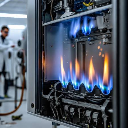 检查壁挂炉前板异常