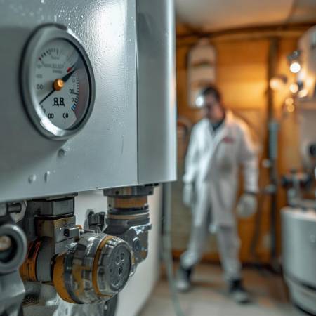 检查壁挂炉水压，防止故障停机