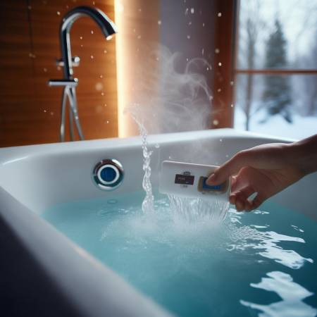 冬季洗澡,水温适中节能