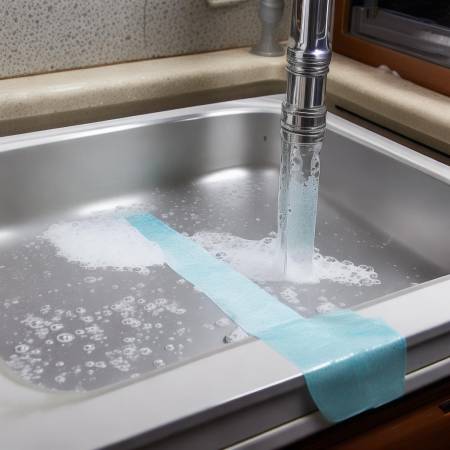 涂肥皂水防胶带脱落