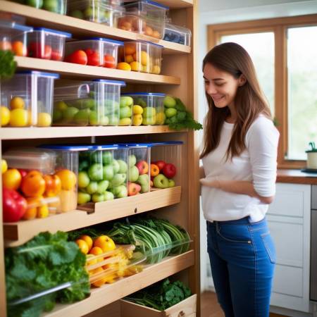 “分存果蔬,延长保鲜”