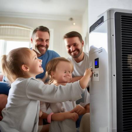 测试空气能运行