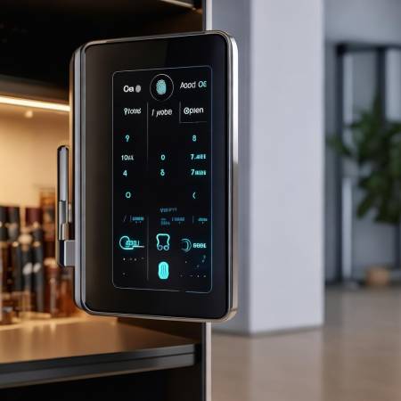 指纹密码，轻松开柜