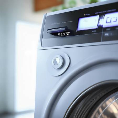 按重置键,洗衣机重启