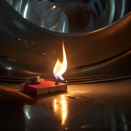 洗衣机禁放打火机