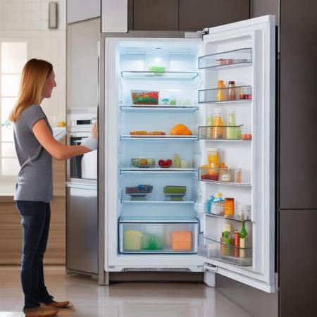 冰箱定期清洁，保持食物新鲜