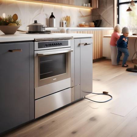 福田灶,安全用电无隐患