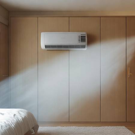空调安装讲究,衣柜旁散热佳