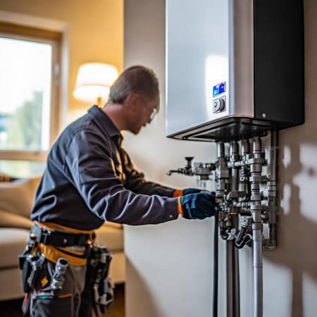 重启壁挂炉，检查气路