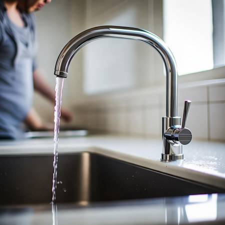 水压检查，联系物业调压