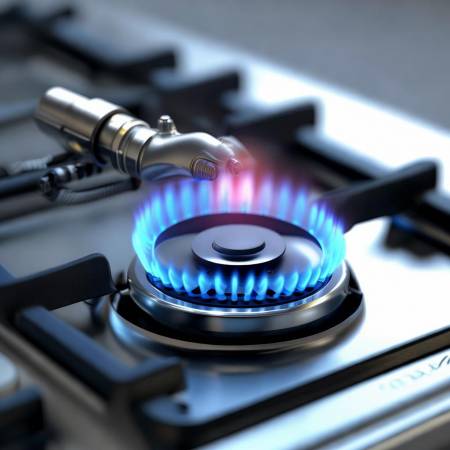 燃气灶部件协同燃烧