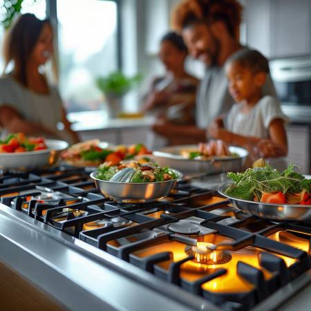 高效节能,人性安全燃气灶