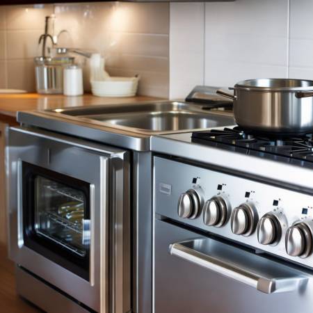 消毒柜配灶具，卫生烹饪必备